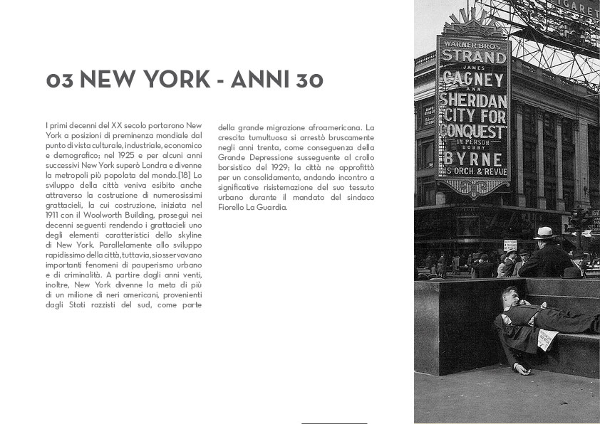 Broadway Font City - New York anni 30 Broadway Font City - New York anni 30